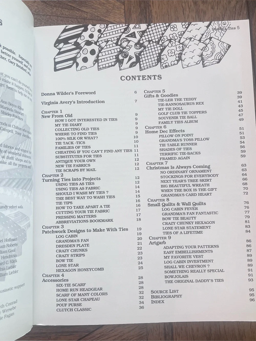 Vintage 1990s Craft Book, Daddy's Ties Quilting Book, Paperback